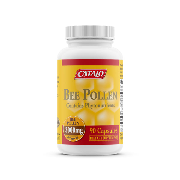 Natural Bee Pollen - 90 Capsules