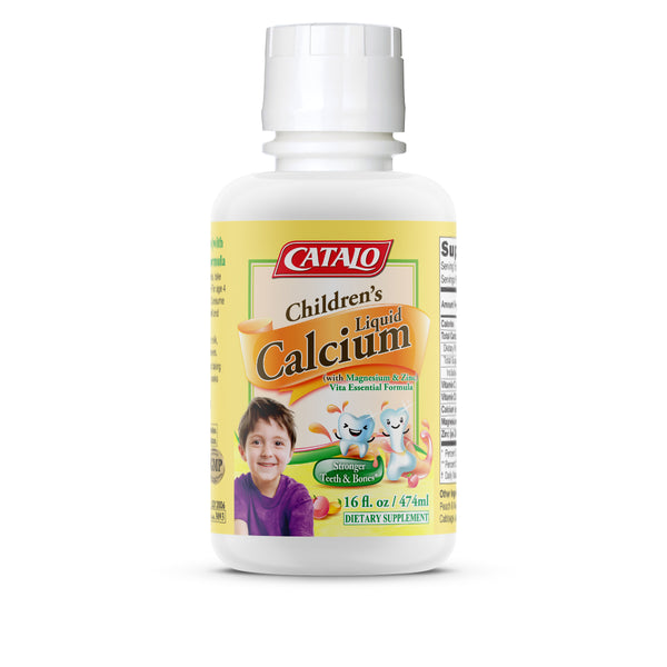 Children's Liquid Calcium (with Magnesium & Zinc) Vita Essential Formula - 474ml