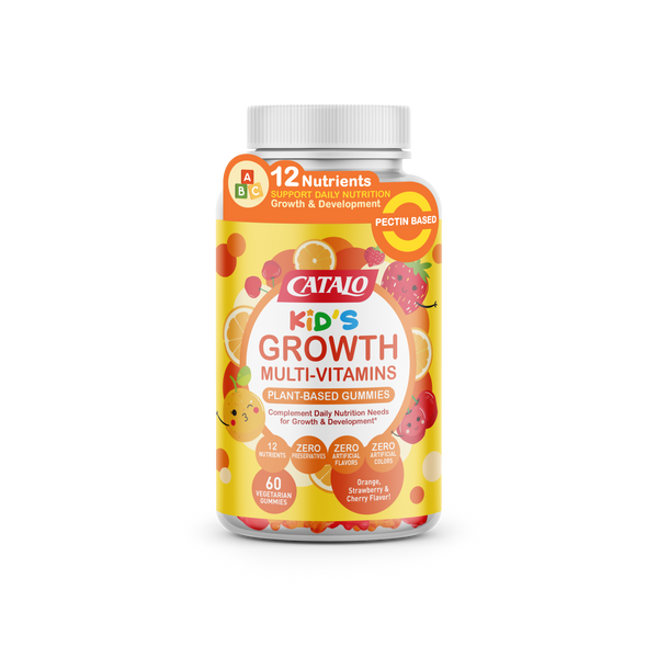 Kids Growth Multi-vitamins Plant-based Gummies - 60 Gummies