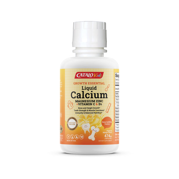 Kids Growth Essential (Liquid Calcium Magnesium Zinc + Vitamin C & D3) - 474ml